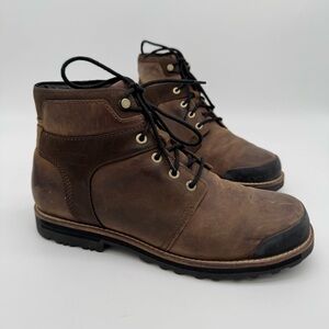 Keen Rocker Brown Leather Waterproof Lace Up Boots Size 10.5